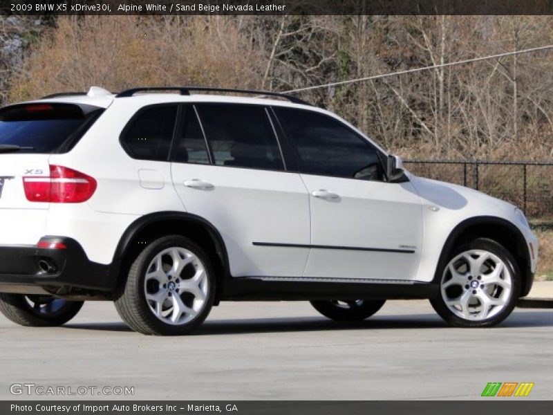 Alpine White / Sand Beige Nevada Leather 2009 BMW X5 xDrive30i