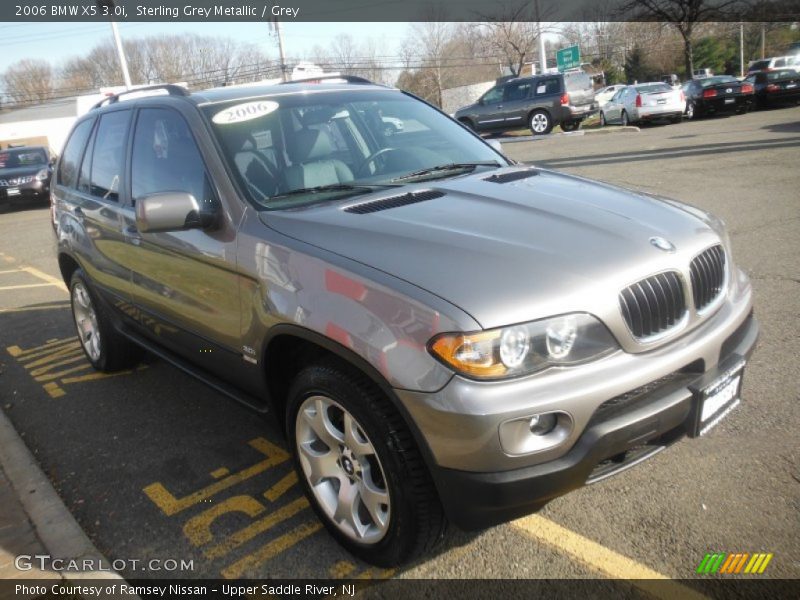 Sterling Grey Metallic / Grey 2006 BMW X5 3.0i