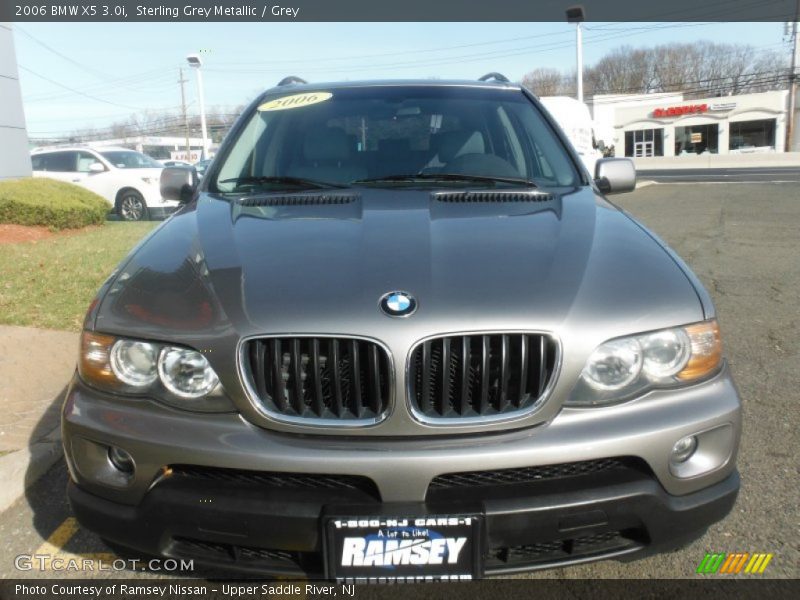Sterling Grey Metallic / Grey 2006 BMW X5 3.0i