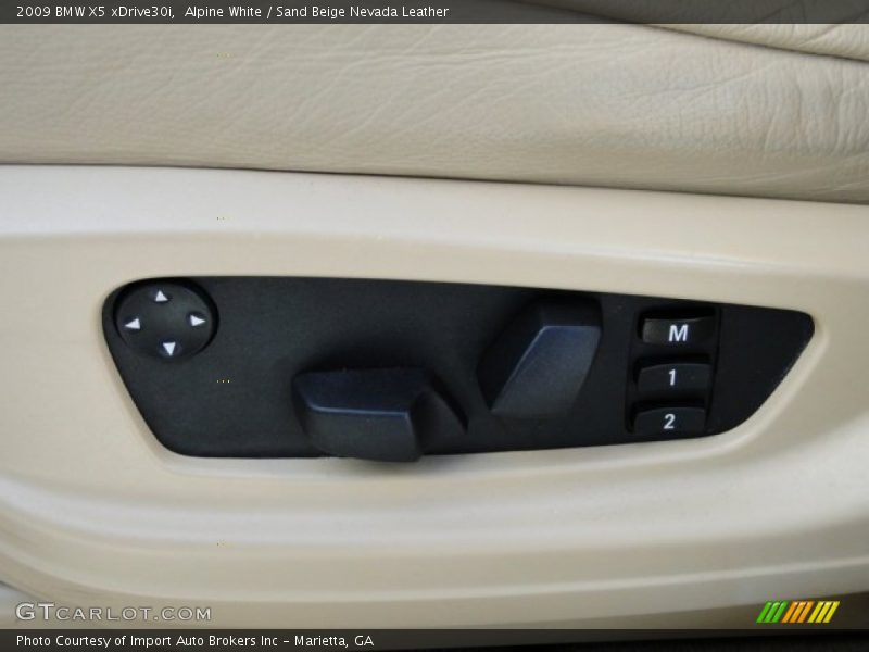 Alpine White / Sand Beige Nevada Leather 2009 BMW X5 xDrive30i