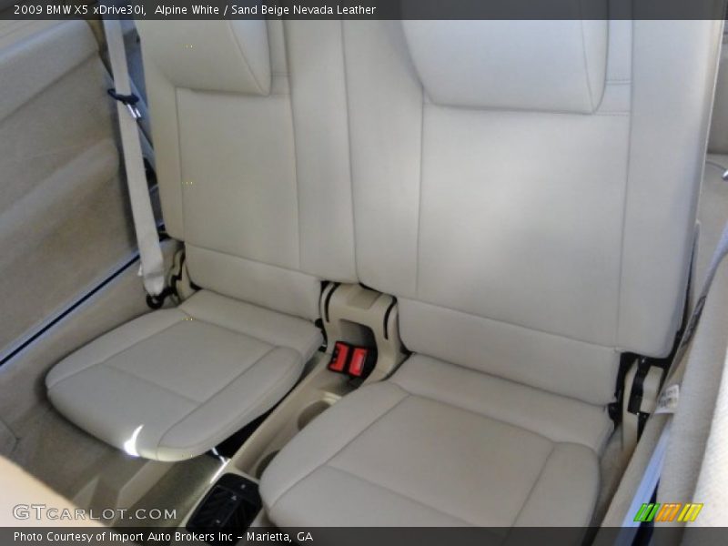 Alpine White / Sand Beige Nevada Leather 2009 BMW X5 xDrive30i