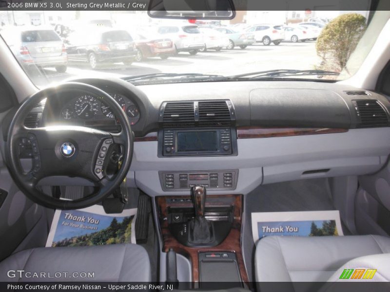Sterling Grey Metallic / Grey 2006 BMW X5 3.0i