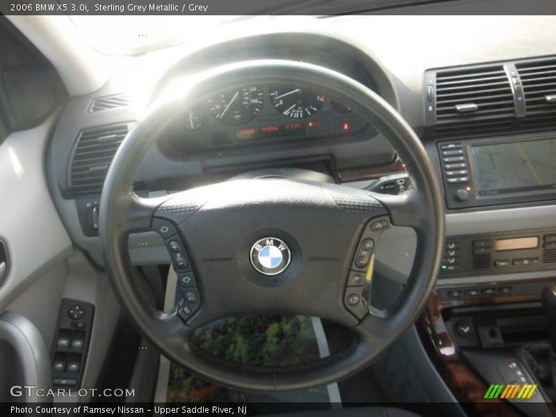 Sterling Grey Metallic / Grey 2006 BMW X5 3.0i