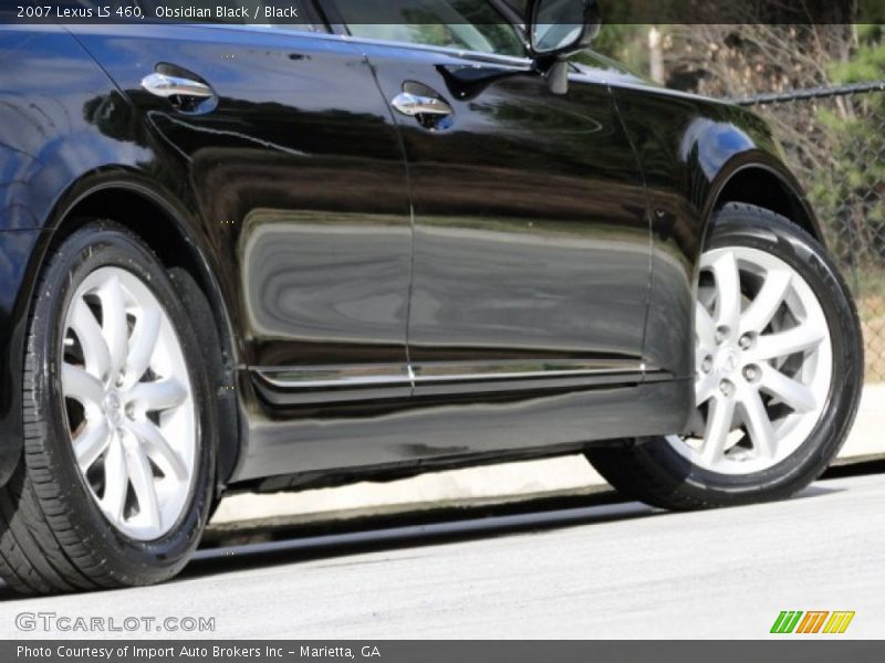 Obsidian Black / Black 2007 Lexus LS 460