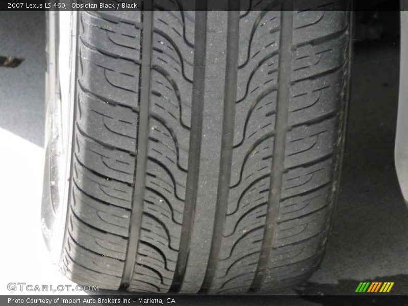 Obsidian Black / Black 2007 Lexus LS 460