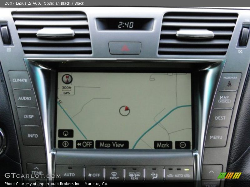 Obsidian Black / Black 2007 Lexus LS 460