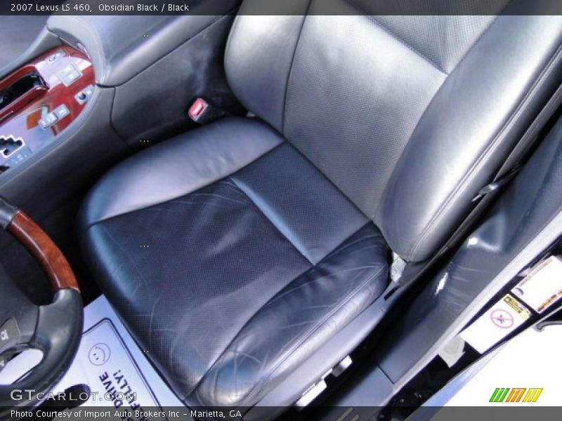 Obsidian Black / Black 2007 Lexus LS 460