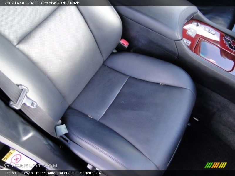 Obsidian Black / Black 2007 Lexus LS 460