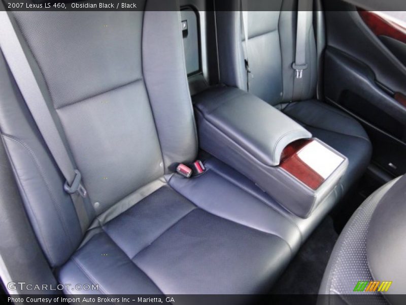 Obsidian Black / Black 2007 Lexus LS 460