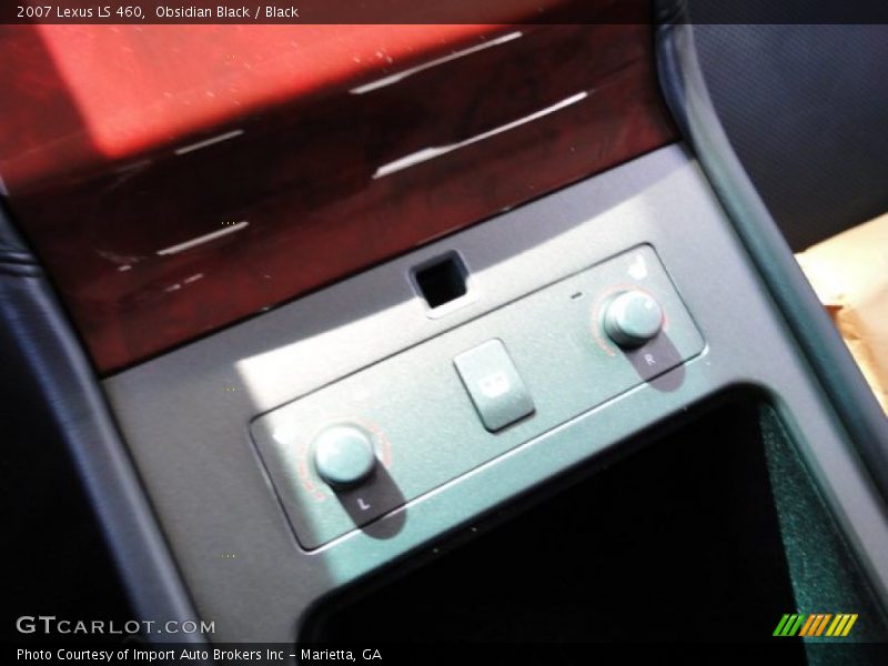 Obsidian Black / Black 2007 Lexus LS 460