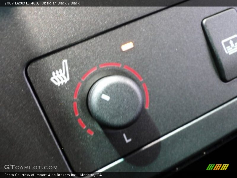 Obsidian Black / Black 2007 Lexus LS 460