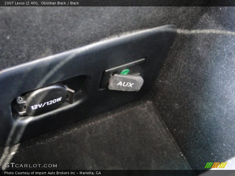 Obsidian Black / Black 2007 Lexus LS 460