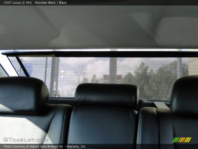 Obsidian Black / Black 2007 Lexus LS 460