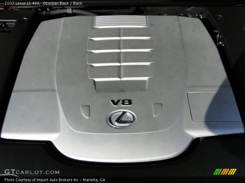 Obsidian Black / Black 2007 Lexus LS 460
