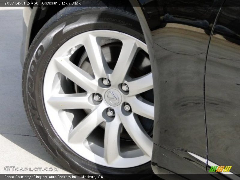 Obsidian Black / Black 2007 Lexus LS 460
