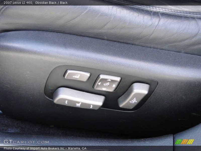 Obsidian Black / Black 2007 Lexus LS 460