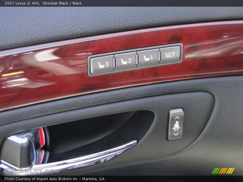 Obsidian Black / Black 2007 Lexus LS 460
