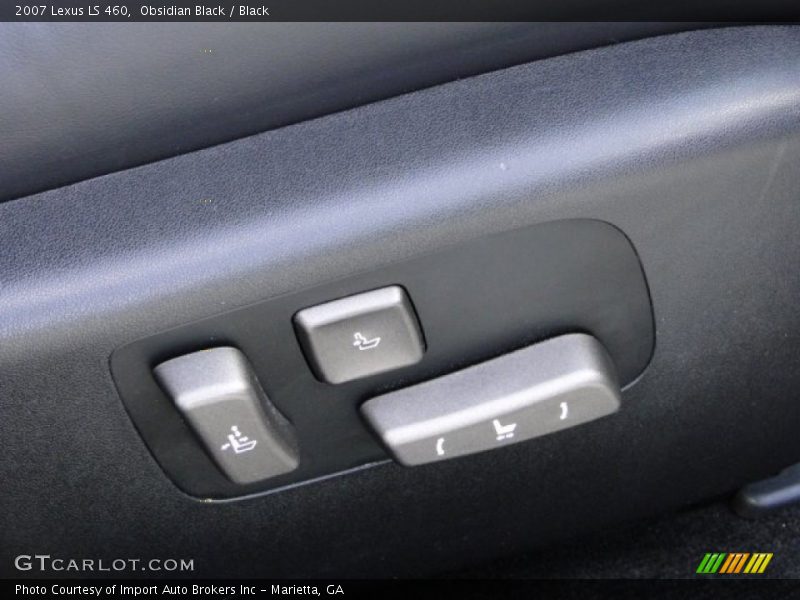 Obsidian Black / Black 2007 Lexus LS 460