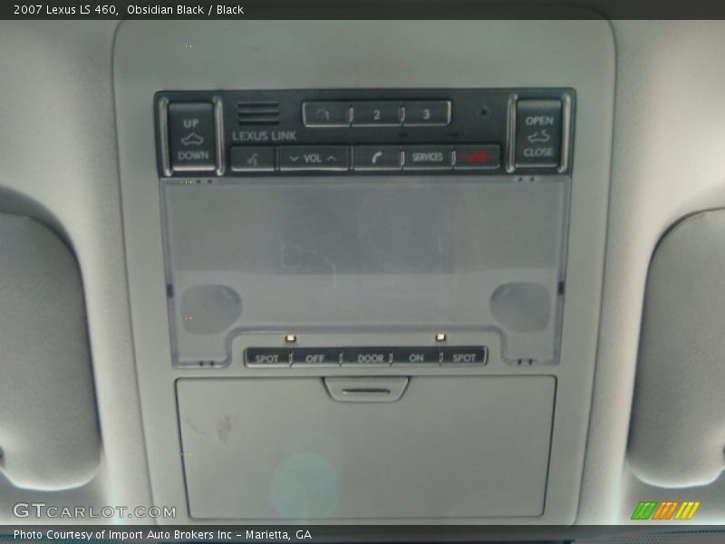 Obsidian Black / Black 2007 Lexus LS 460