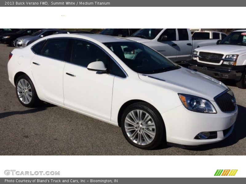 Summit White / Medium Titanium 2013 Buick Verano FWD