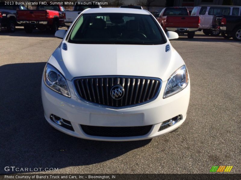 Summit White / Medium Titanium 2013 Buick Verano FWD