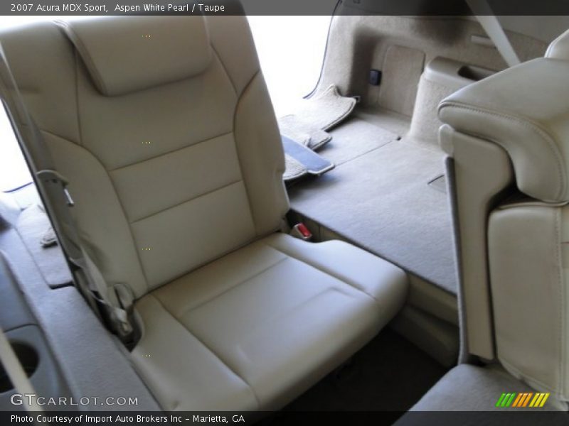 Aspen White Pearl / Taupe 2007 Acura MDX Sport