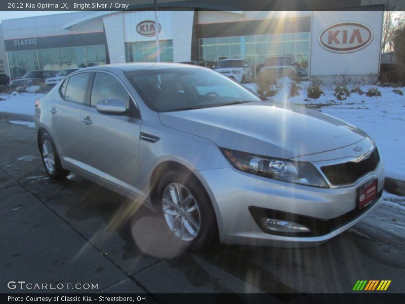 Bright Silver / Gray 2012 Kia Optima LX