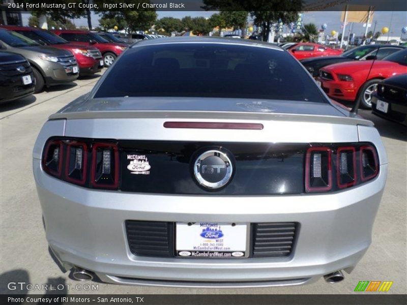 Ingot Silver / Charcoal Black 2014 Ford Mustang GT Coupe