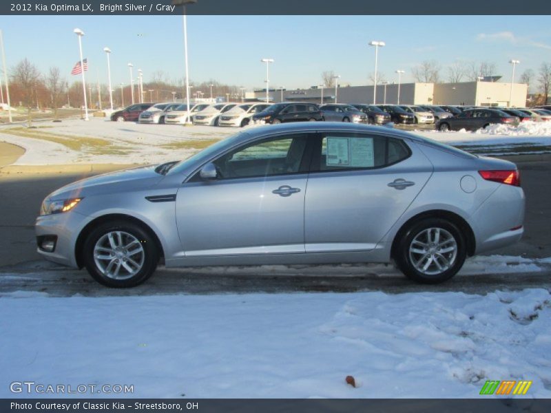 Bright Silver / Gray 2012 Kia Optima LX