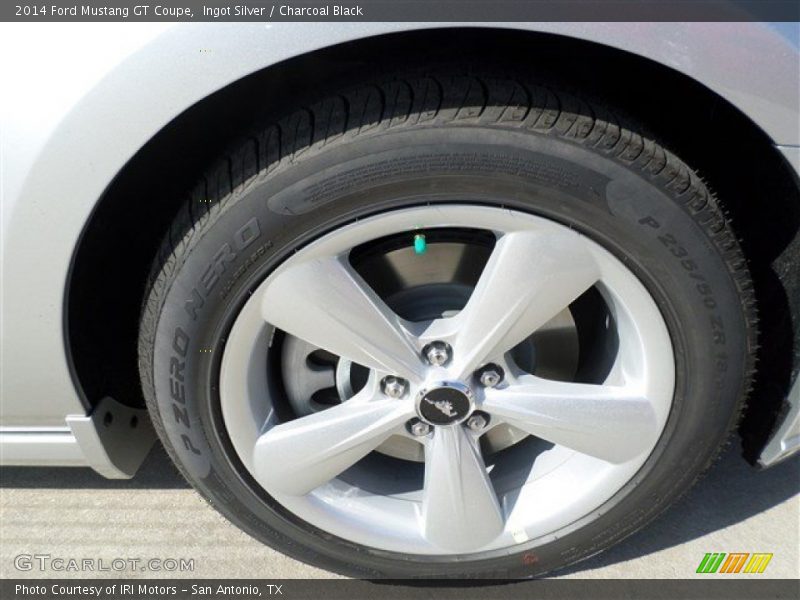 Ingot Silver / Charcoal Black 2014 Ford Mustang GT Coupe