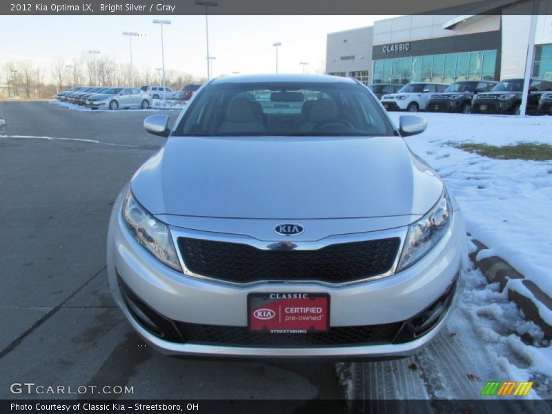 Bright Silver / Gray 2012 Kia Optima LX