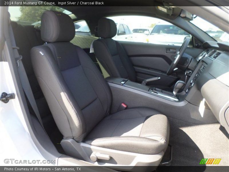 Ingot Silver / Charcoal Black 2014 Ford Mustang GT Coupe