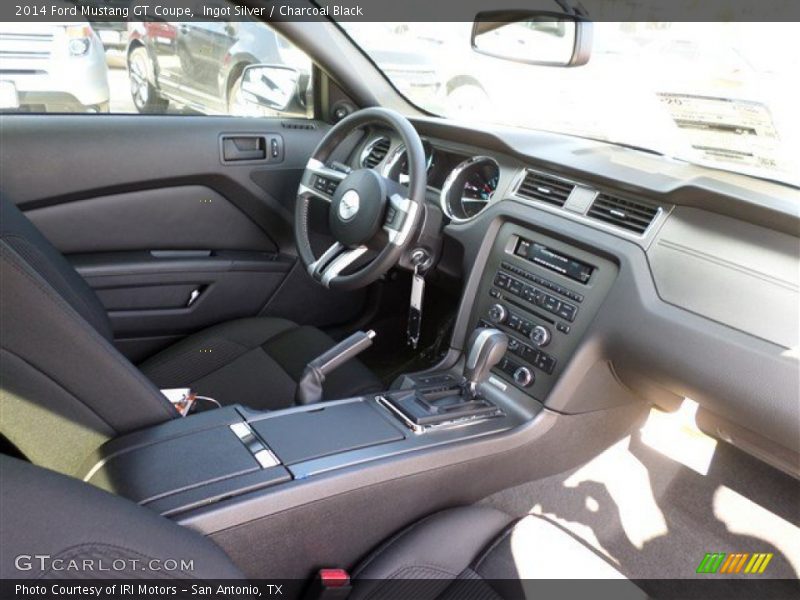 Ingot Silver / Charcoal Black 2014 Ford Mustang GT Coupe