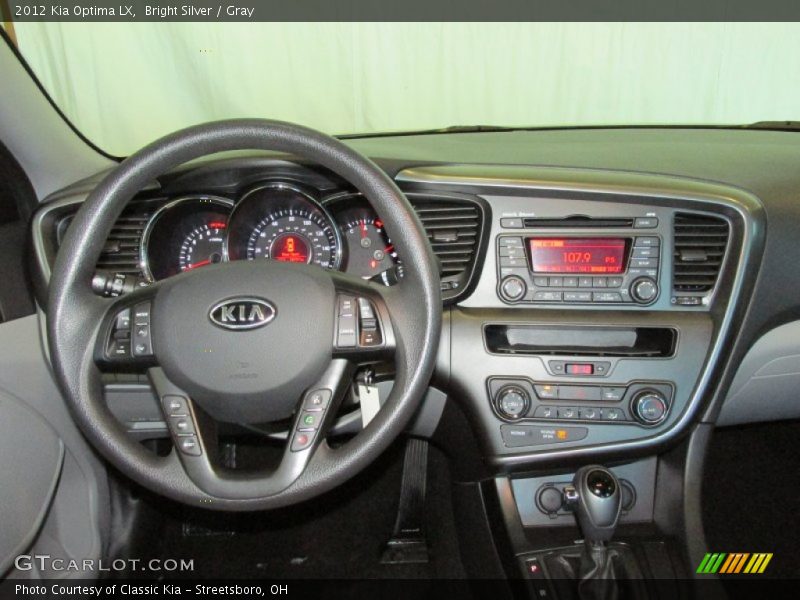 Bright Silver / Gray 2012 Kia Optima LX