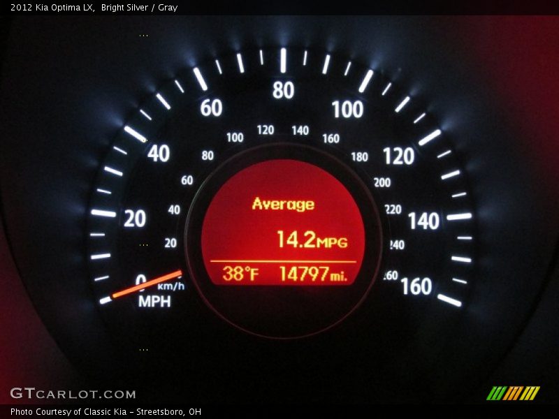 Bright Silver / Gray 2012 Kia Optima LX