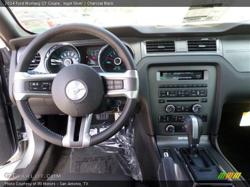Ingot Silver / Charcoal Black 2014 Ford Mustang GT Coupe