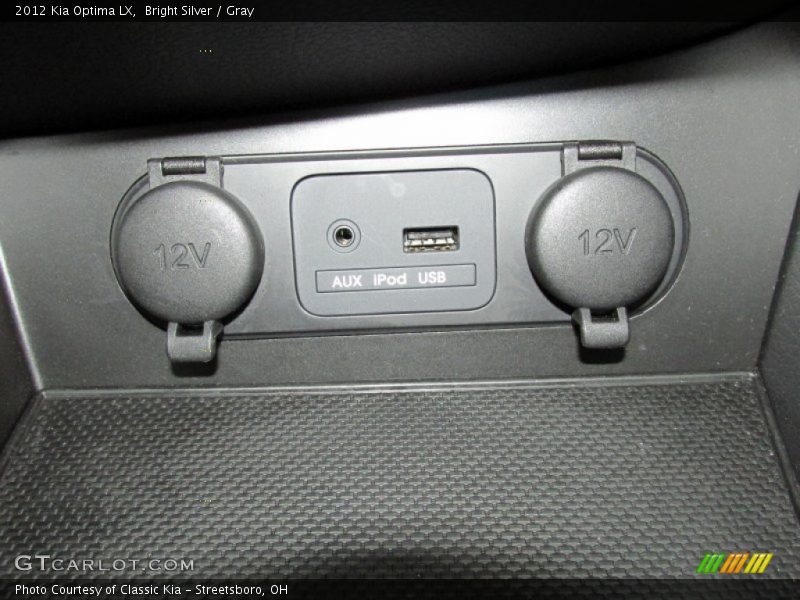 Bright Silver / Gray 2012 Kia Optima LX