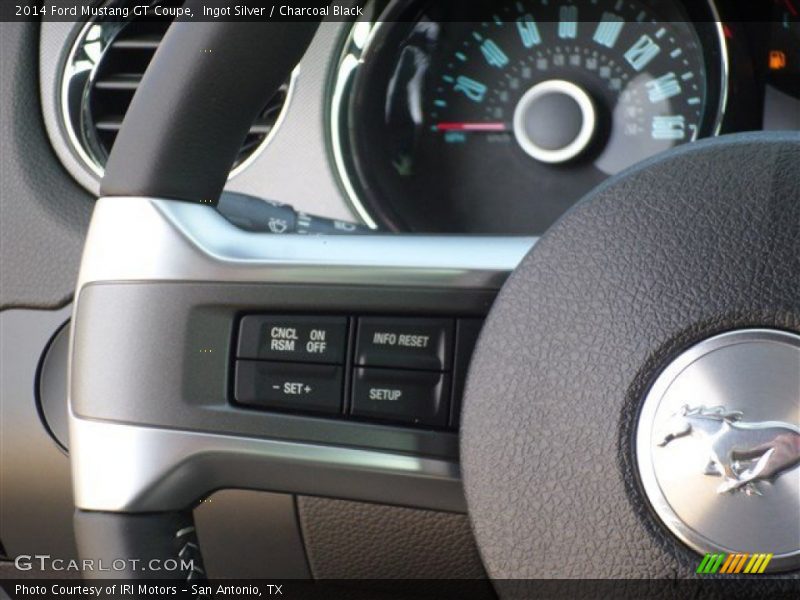 Ingot Silver / Charcoal Black 2014 Ford Mustang GT Coupe