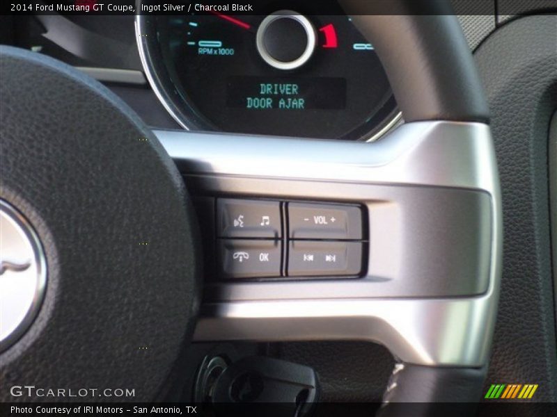 Ingot Silver / Charcoal Black 2014 Ford Mustang GT Coupe