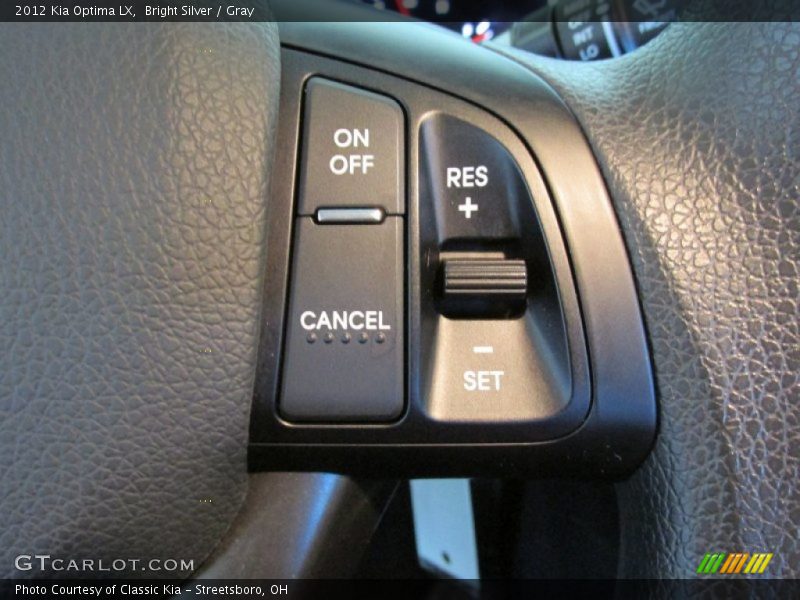 Bright Silver / Gray 2012 Kia Optima LX