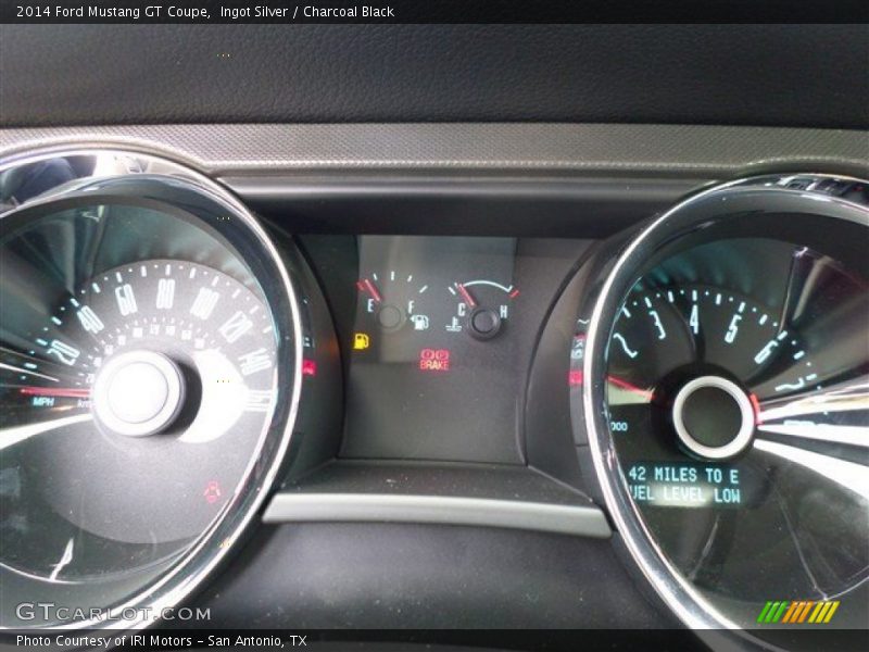 Ingot Silver / Charcoal Black 2014 Ford Mustang GT Coupe