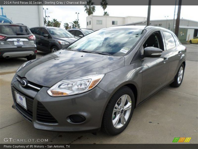 Sterling Gray / Charcoal Black 2014 Ford Focus SE Sedan