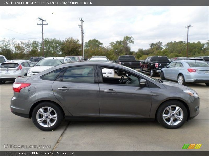 Sterling Gray / Charcoal Black 2014 Ford Focus SE Sedan