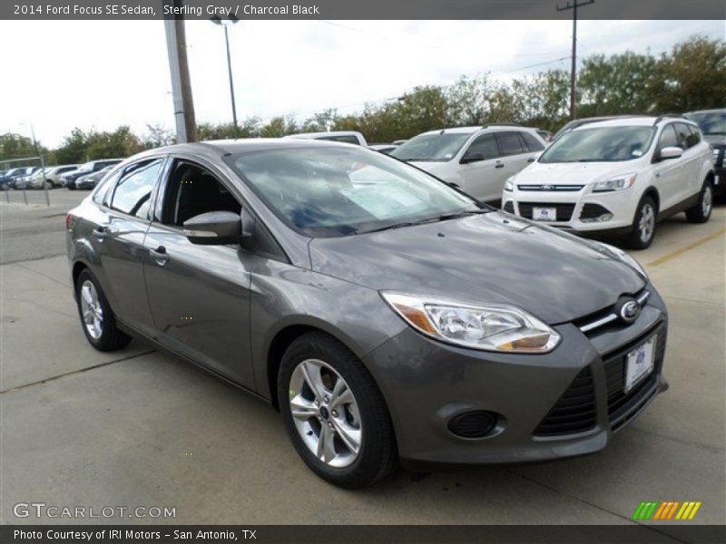 Sterling Gray / Charcoal Black 2014 Ford Focus SE Sedan