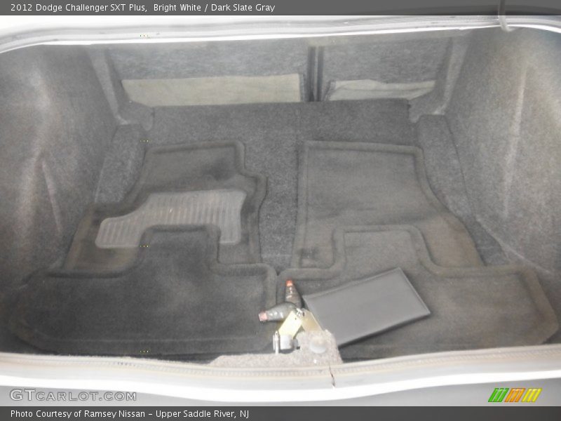 Bright White / Dark Slate Gray 2012 Dodge Challenger SXT Plus