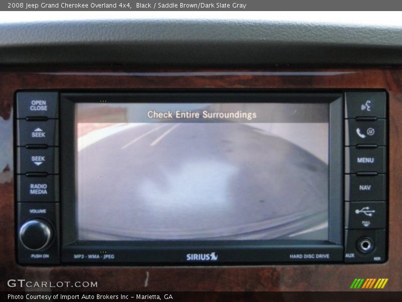 Black / Saddle Brown/Dark Slate Gray 2008 Jeep Grand Cherokee Overland 4x4