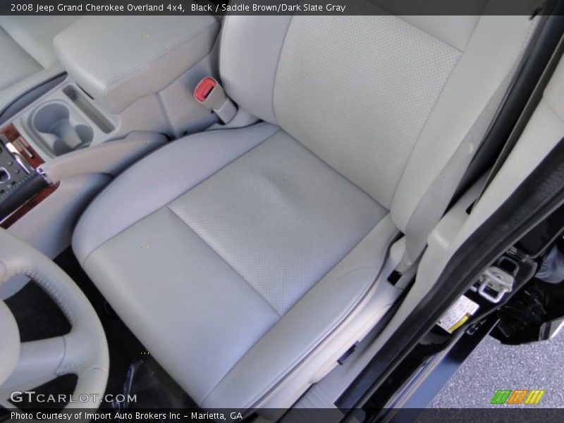 Black / Saddle Brown/Dark Slate Gray 2008 Jeep Grand Cherokee Overland 4x4