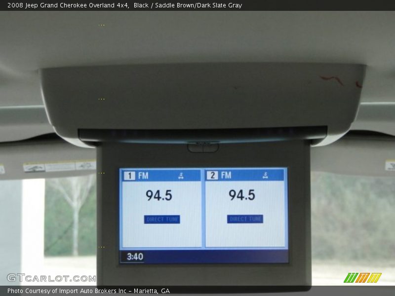 Black / Saddle Brown/Dark Slate Gray 2008 Jeep Grand Cherokee Overland 4x4