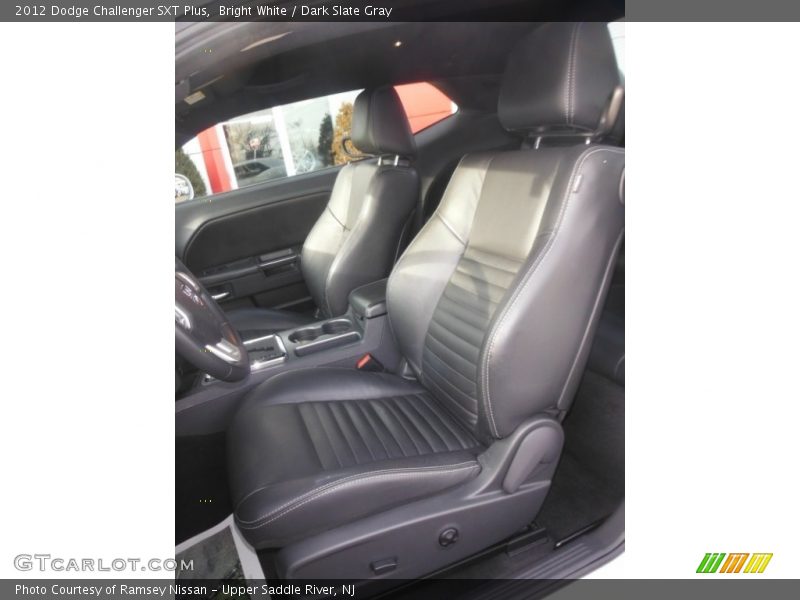 Bright White / Dark Slate Gray 2012 Dodge Challenger SXT Plus