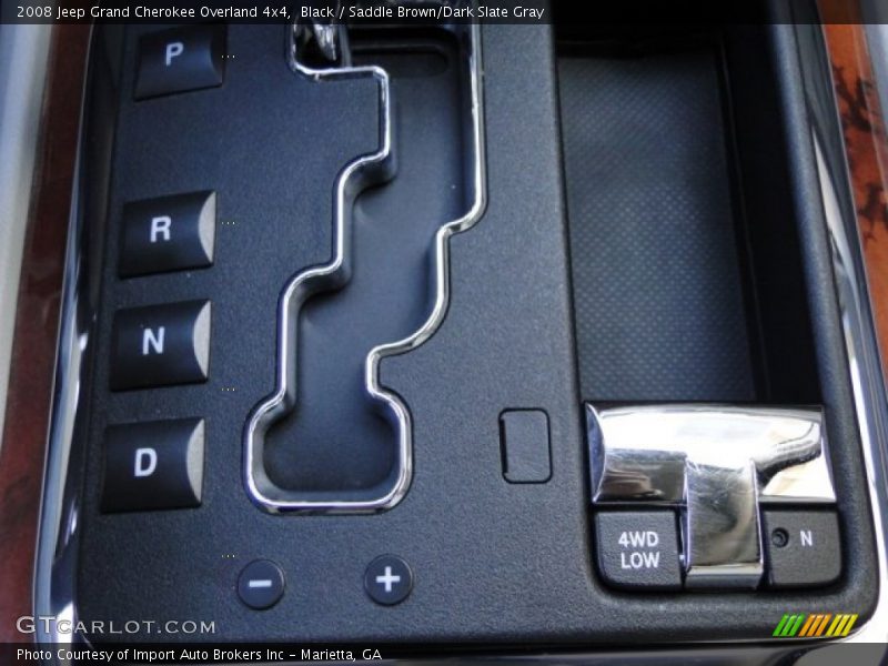 Black / Saddle Brown/Dark Slate Gray 2008 Jeep Grand Cherokee Overland 4x4